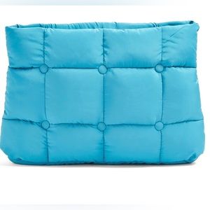 NWOT Topshop quilted clutch with wristlet strap